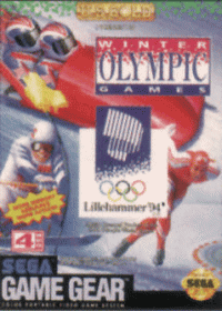 Winter Olympic Games Lillehammer 94 PAL Sega Game Gear PAL box art